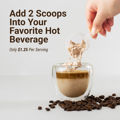 Mocha Coffee Creamer - Mocha Collagen Creamer for Convenient Coffee and Protein Drinks