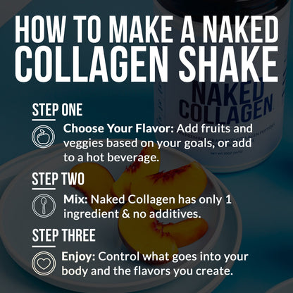 Vanilla Collagen Peptides with Hyaluronic Acid - Vanilla Advanced Collagen Peptides for Easy Everyday Collagen Mixing