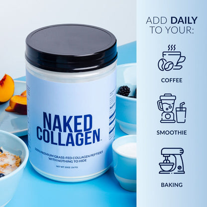 Collagen Peptides Protein Powder - Collagen Peptides for Easy Everyday Collagen Mixing