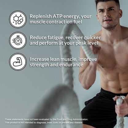 Strawberry Creatine Monohydrate Powder - Strawberry for Easy Workout Drink Mixing