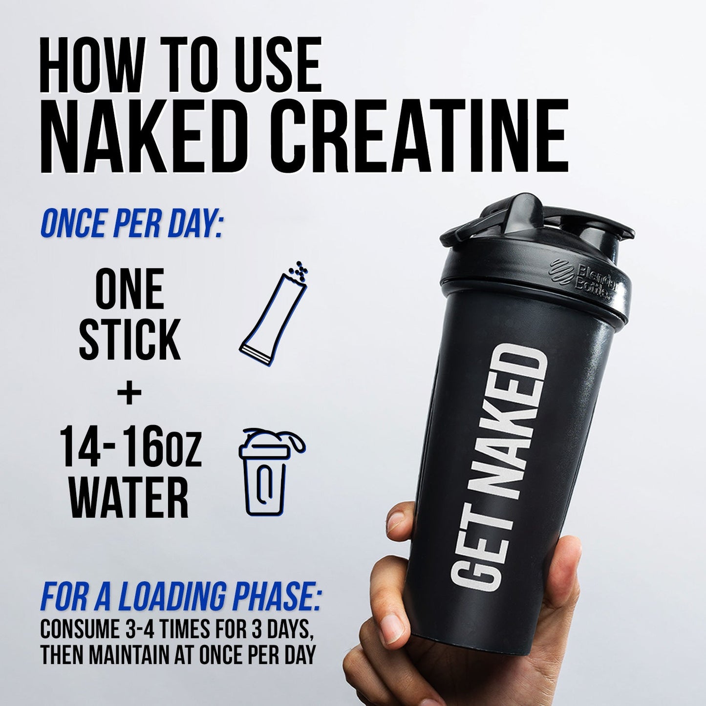 Creatine Travel Packets - Unflavored Sticks for Easy Workout Drink Mixing