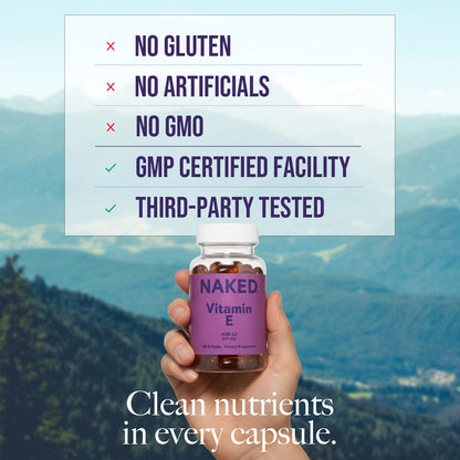 Daily Vitamin E Supplement - Vitamin E for Straightforward Everyday Nutrition