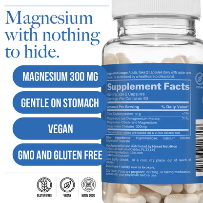Daily Magnesium Supplement - Magnesium for Straightforward Everyday Nutrition