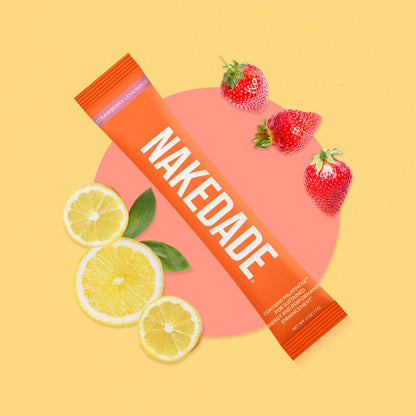 Electrolytes Powder Packets - Strawberry Lemonade - Strawberry Lemonade for Convenient Everyday Hydration Drinks