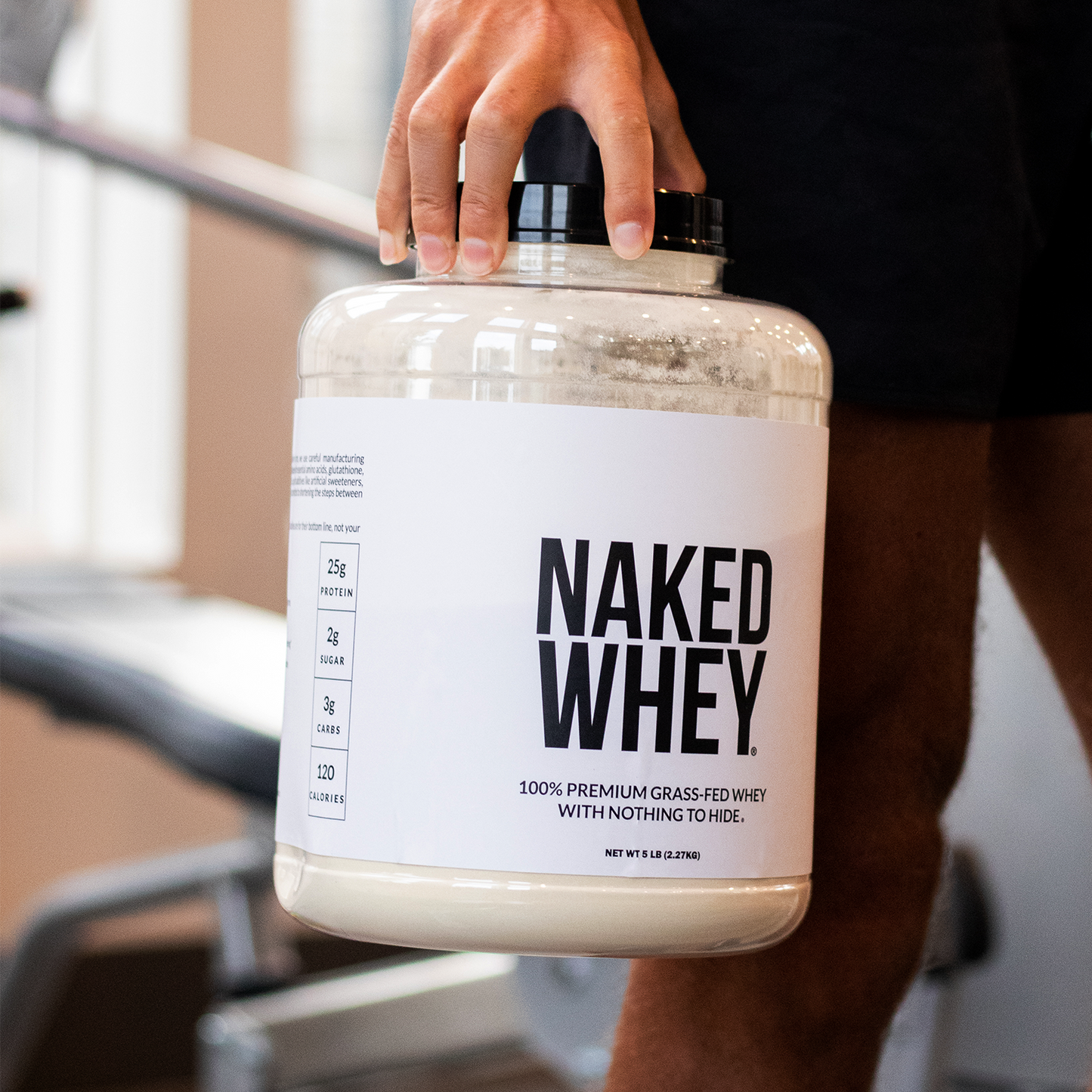 Grass Fed Whey Protein Powder - Unflavored - Bulk Size for Smooth Everyday Protein Shakes