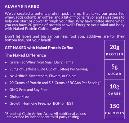 Mocha Latte Protein Iced Coffee - Mocha Latte for Convenient Coffee and Protein Drinks