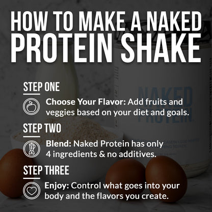 Protein Powder Blend - 3LB Egg Whey and Casein Protein Blend - 3LB for Smooth Everyday Protein Shakes