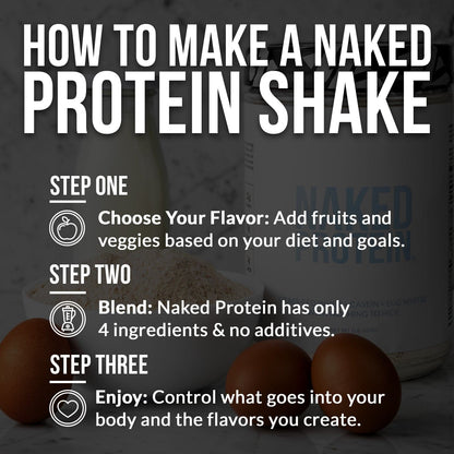 Protein Powder Blend - 1LB Egg Whey and Casein Protein Blend - 1LB for Smooth Everyday Protein Shakes