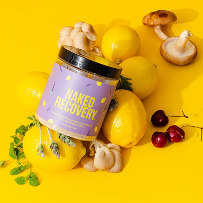 Mushroom Blend Supplement with Tart Cherry and Lemon Balm for Simple Everyday Nutrition Routines