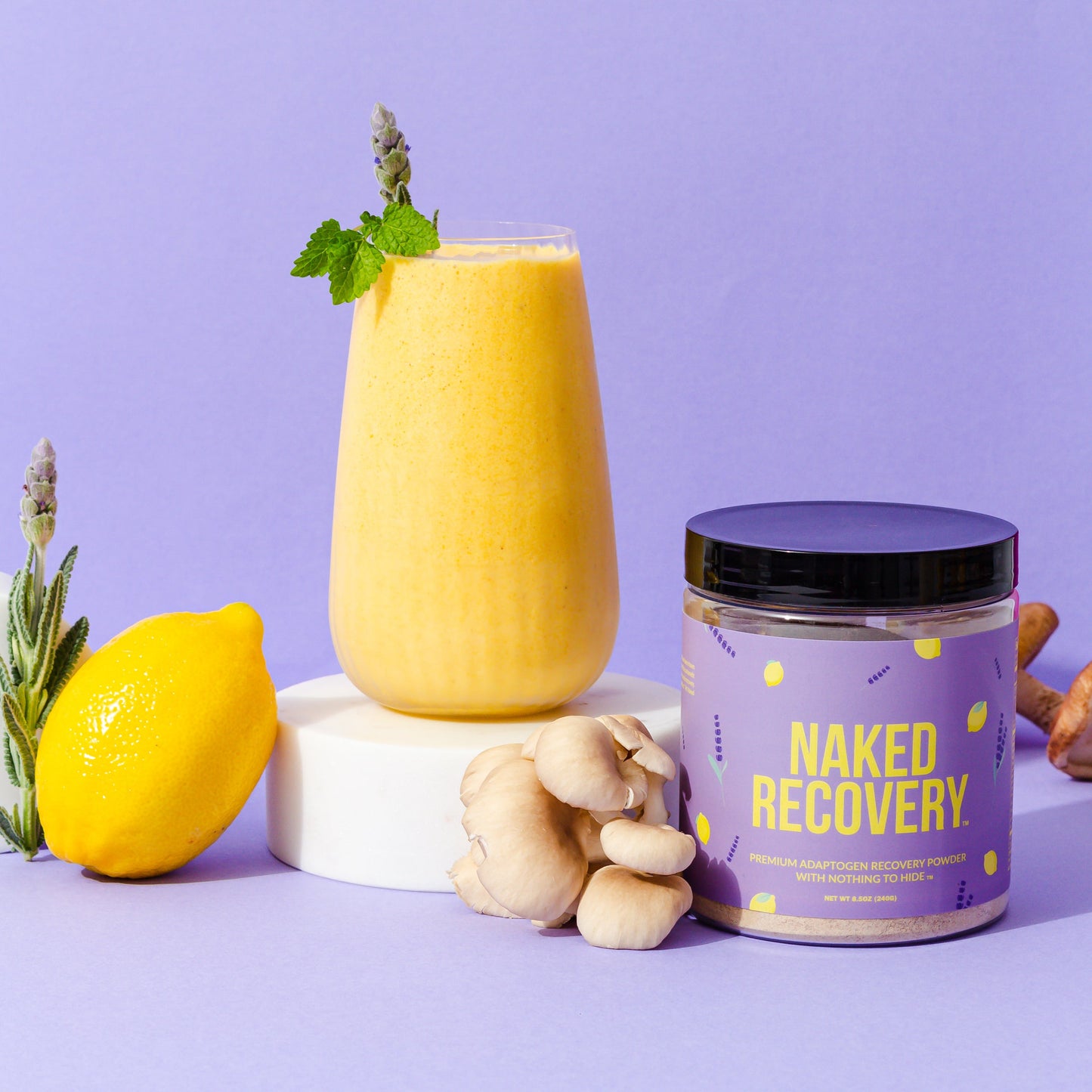 Mushroom Blend Supplement with Tart Cherry and Lemon Balm for Simple Everyday Nutrition Routines