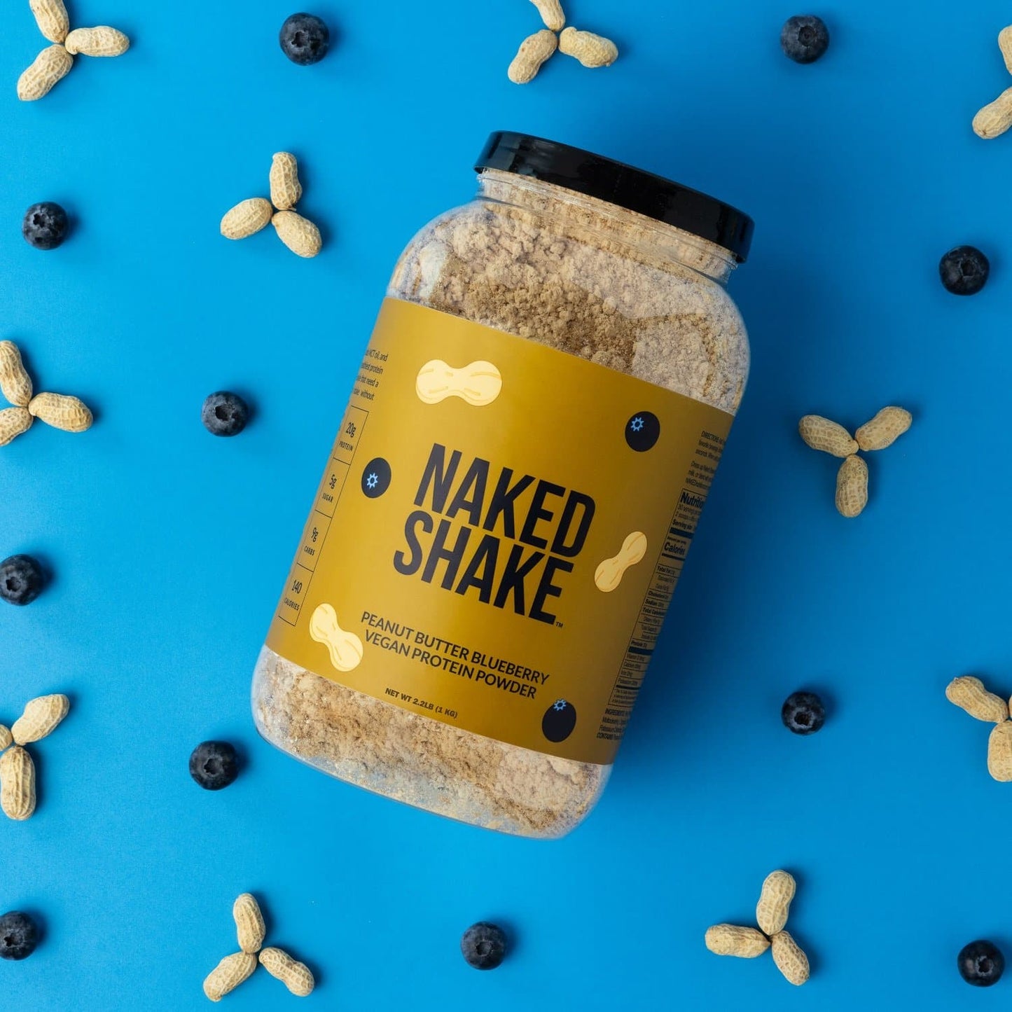 PB Blueberry Vegan Protein - PB Blueberry for Simple Everyday Nutrition Routines