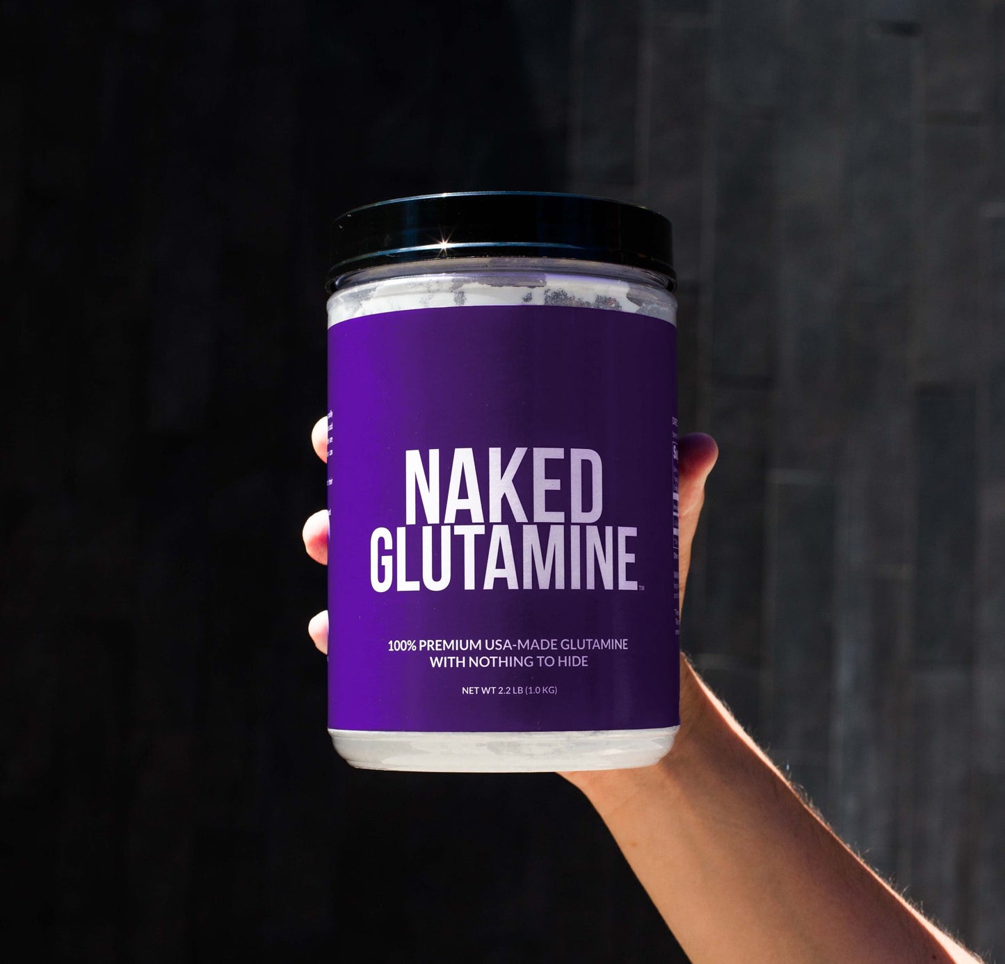 Glutamine Powder - 2.2LB for Easy Workout Drink Mixing