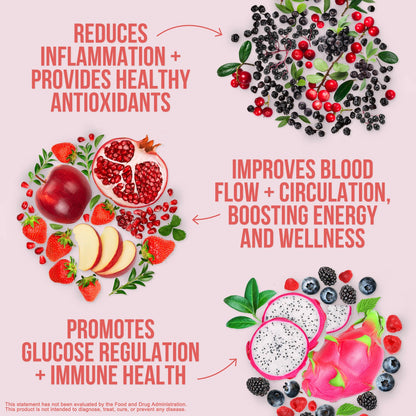 Red Fruit and Vegetable Blend Powder for Simple Everyday Nutrition Routines