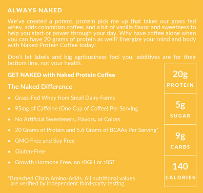 Vanilla Latte Protein Iced Coffee - Vanilla Latte for Convenient Coffee and Protein Drinks