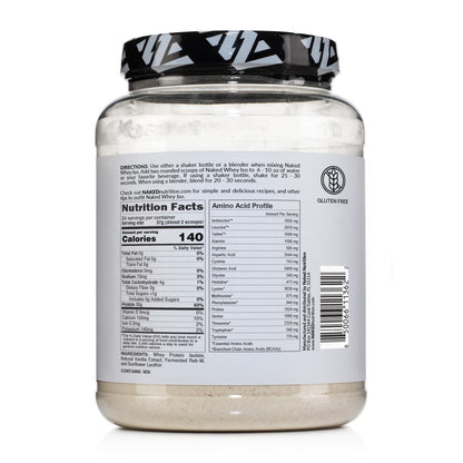 Vanilla Grass - Fed Whey Isolate Protein Powder - Vanilla for Smooth Everyday Protein Shakes